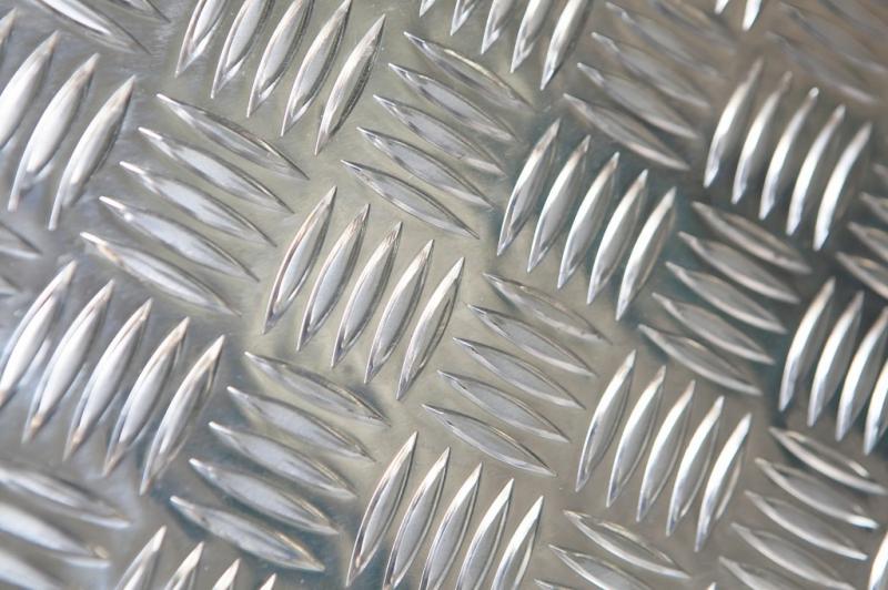 Chapa de aluminio lavrada - xadrez