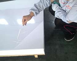 Chapa de acrílico transparente 1mm