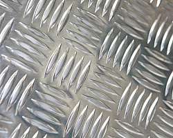 Placa de alumínio escovado
