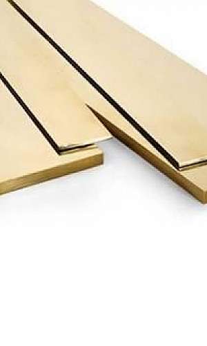 Barra chata de bronze Barra chata de bronze