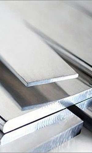 Barra chata de inox Barra chata de inox