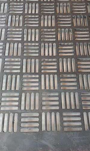 Chapa de inox perfurada Chapa de inox perfurada