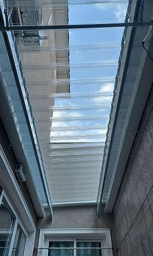 Cobertura de vidro retrátil preço m2 Cobertura de vidro retrátil preço m2