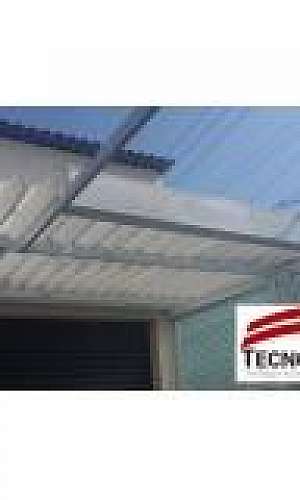 Coberturas de alumínio e vidro Coberturas de alumínio e vidro