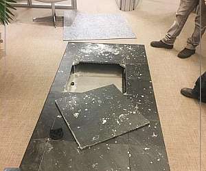 Piso elevado placa de aço Piso elevado placa de aço