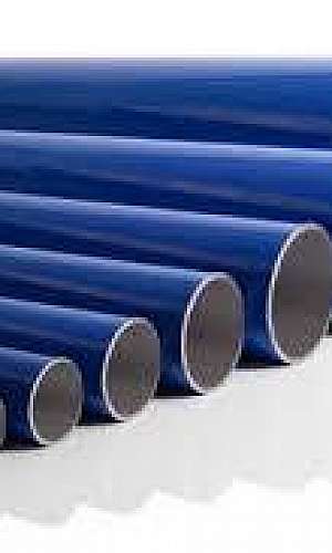 Tubo de alumínio azul para ar comprimido